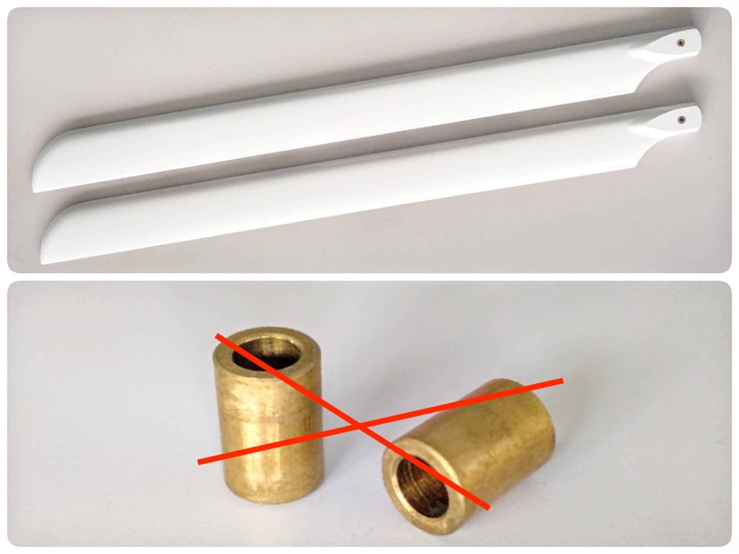 ヒロボー HIROBO パーツ 【0404-809】 EX メインブレードL=680(FRP)カラーなし。アウトレット【販売終了】*