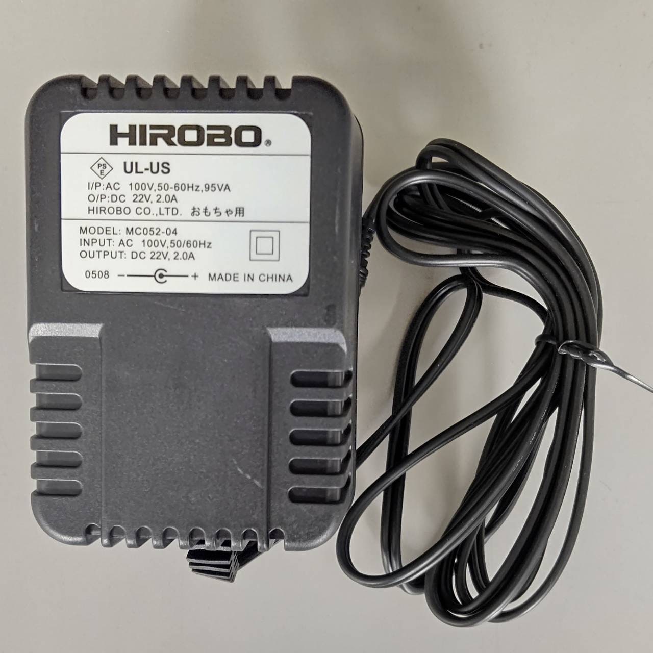 ヒロボー HIROBO パーツ 【0301-086】XRB-V2 電源アダプター JPN【最終在庫】