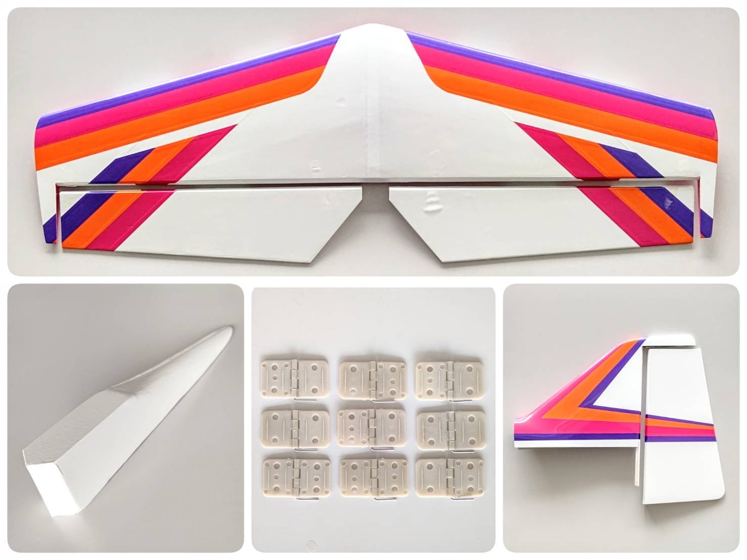 ヒロボー HIROBO パーツ 【0004-217】ストリーム90アドバンス 尾翼セット【最終在庫】