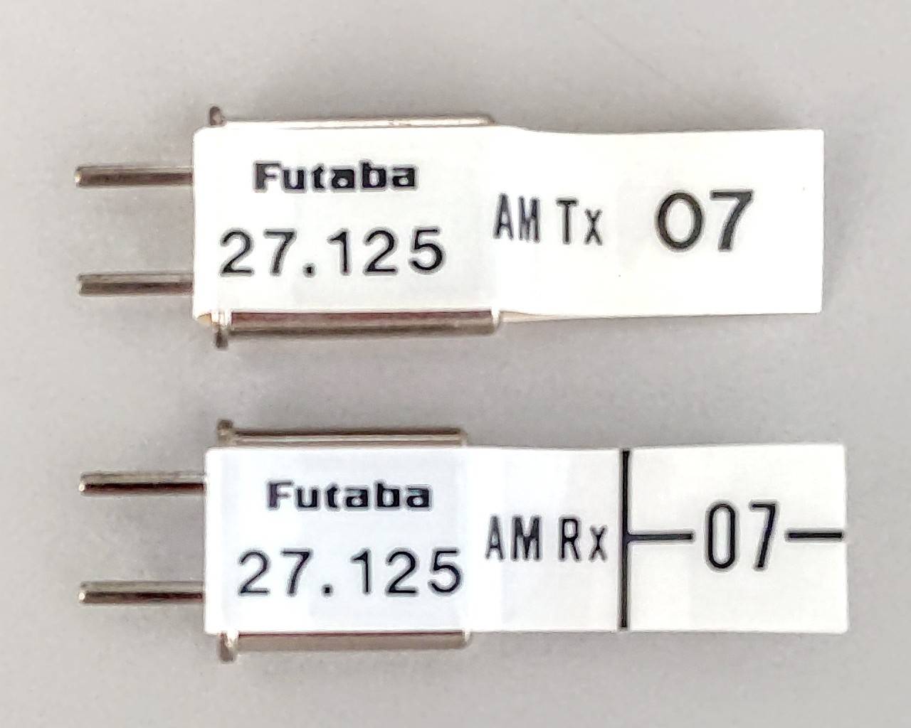 ヒロボー HIROBO パーツ 【1207-066】クリスタル 27MHz 7バンド Rx Tx セット(ドリコン以外にも使用可能)アウトレット.