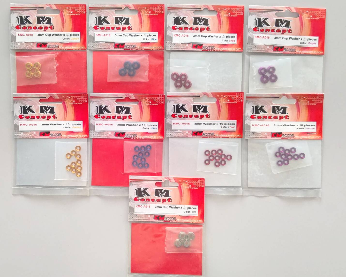 ☆ ジャンク品【03144】 KM Concept ワッシャー セット販売 新品・未使用