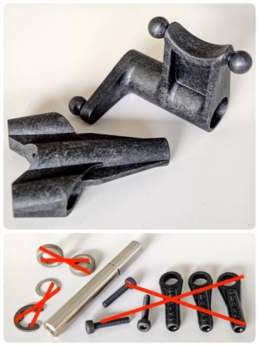 ヒロボー HIROBO パーツ 【0402-306】 S-30 エレベーターレバーセット（残り部材わずか）（別売部品あり） .