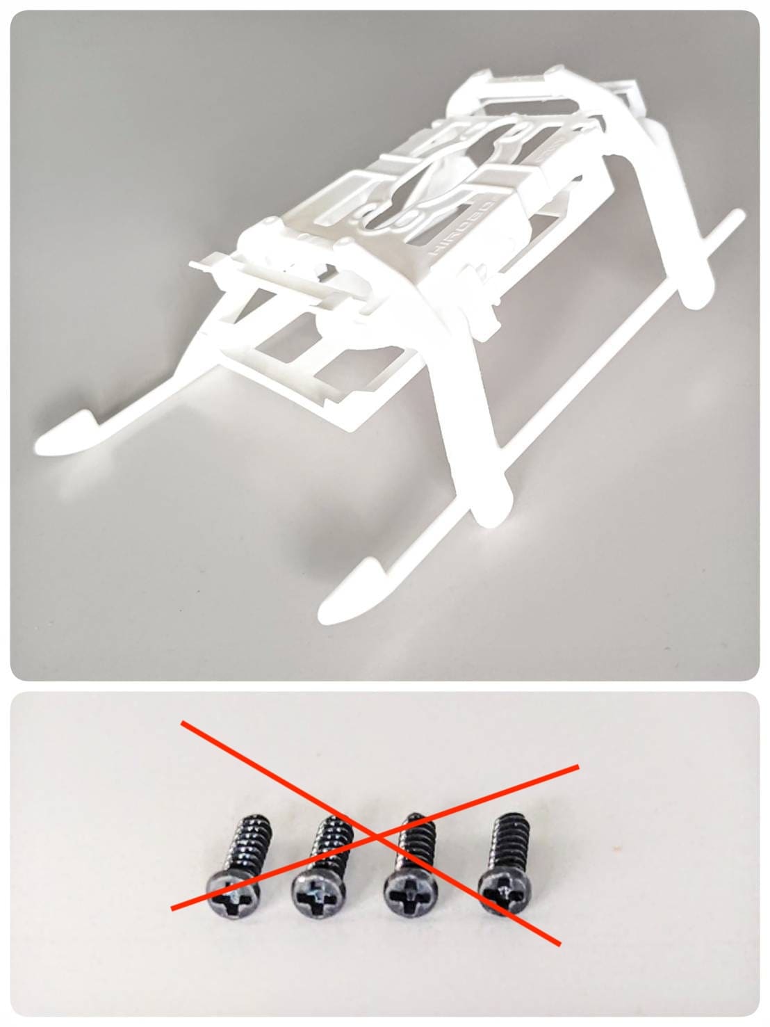 ヒロ ヒロボー HIROBO パーツ 【0302-058】 S.R.B SG スキッド