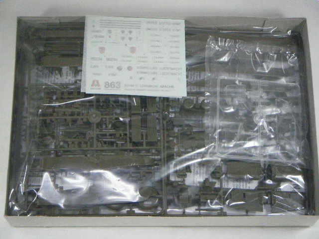 AH-64D/ロングボウアパッチ （イタレリ） No863 | 飛行機プラモデル,1