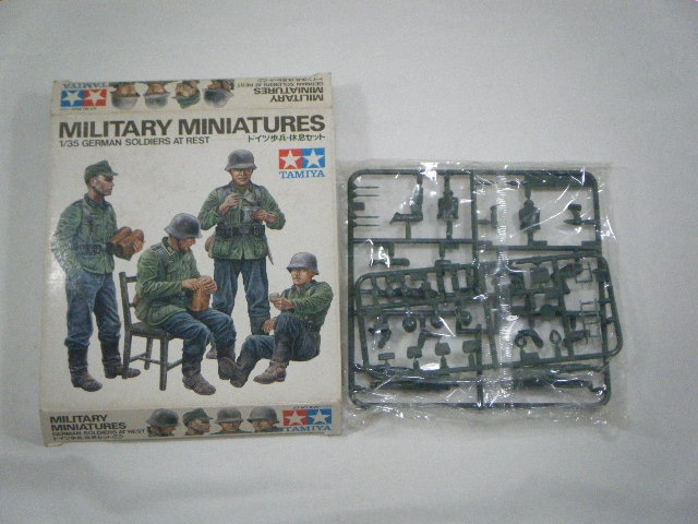 ドイツ歩兵休息セット （タミヤ） No3629/小鹿箱 | 陸戦兵器プラモデル