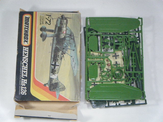 Hs126 （マッチボックス） PK-26 | 飛行機プラモデル,1/72 航空機,1/72