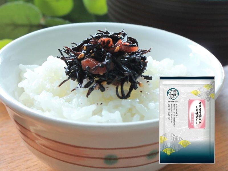 瀬戸筏 カリカリ梅入りしそ味ひじき 125g