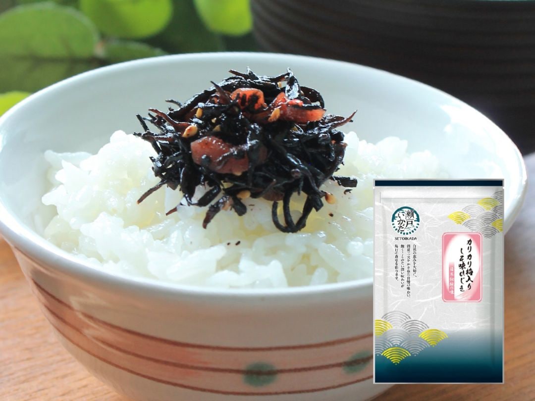 瀬戸筏 カリカリ梅入りしそ味ひじき 125g