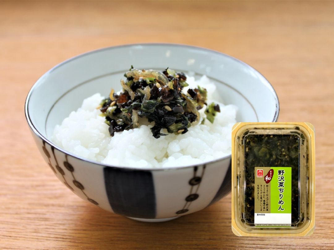 野沢菜ちりめん 60g