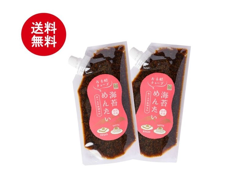 お手軽チューブ海苔めんたい 2袋セット
