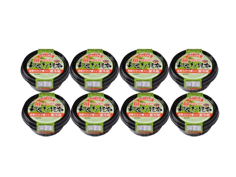 丸カップ わさび昆布 8個セット