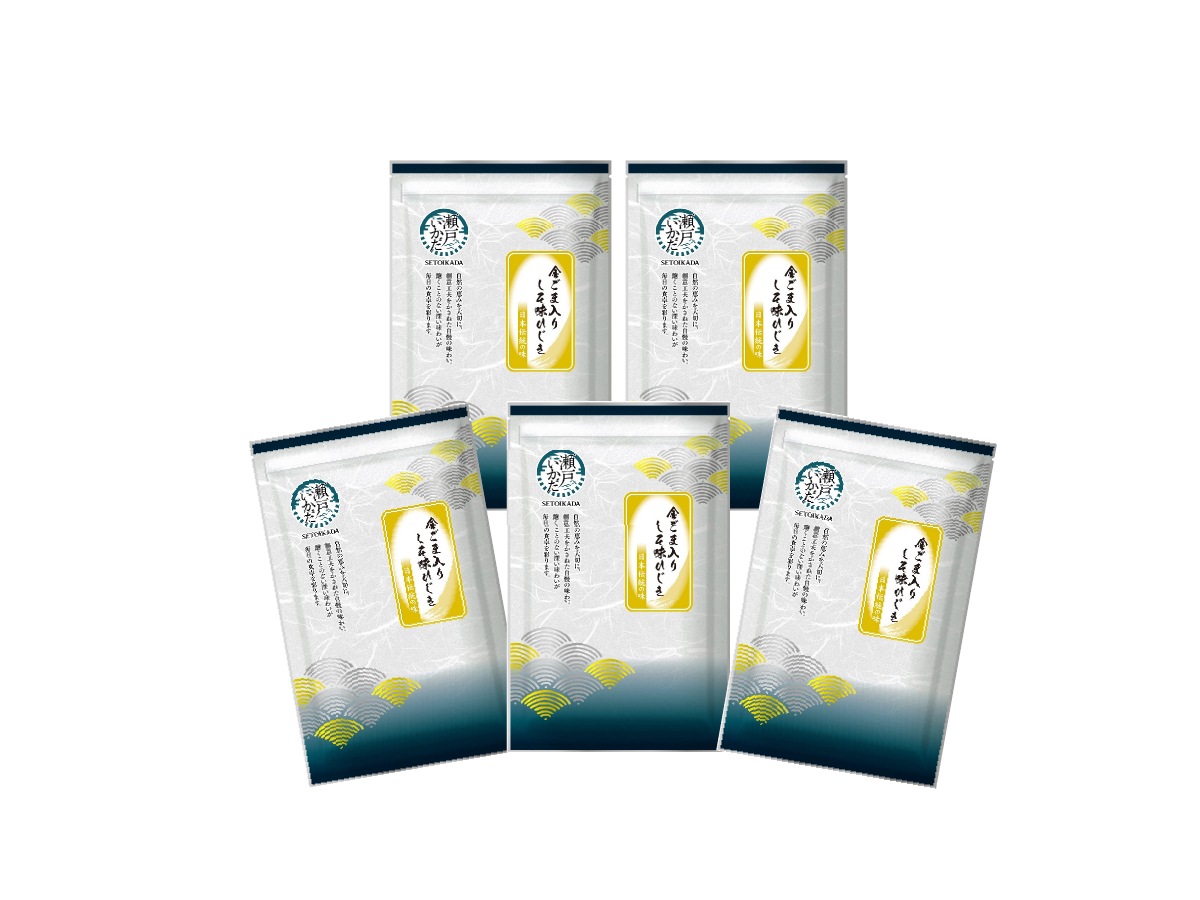 瀬戸筏 金ごま入りしそ味ひじき 5袋セット