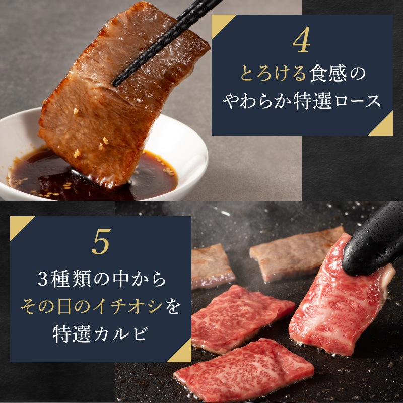 特選ロース&特選カルビ焼肉セット（400g / 800g / 1200g）タレ付き