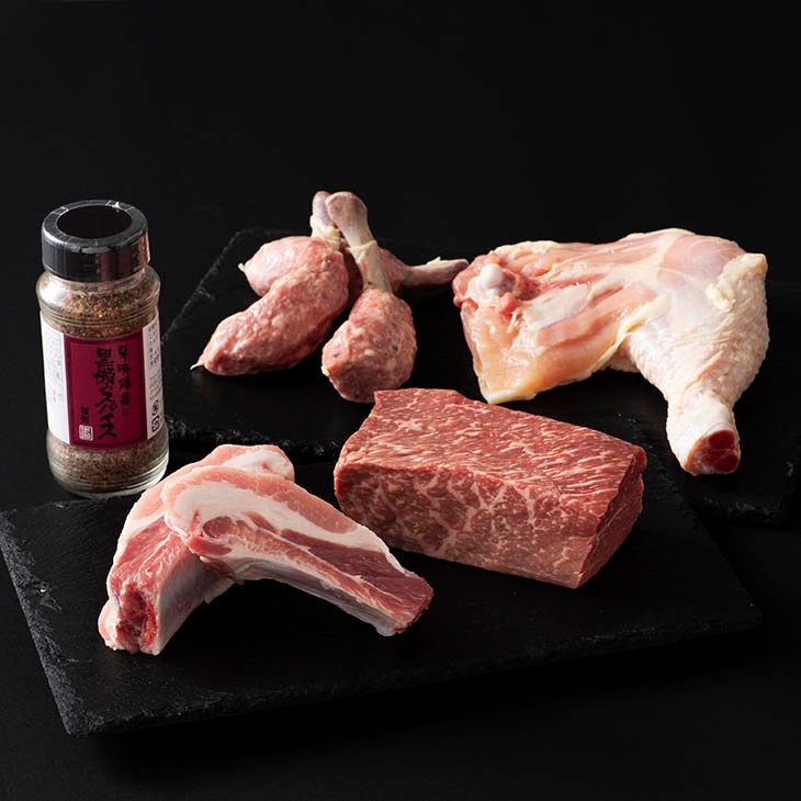 【BBQセット】贅沢ソロキャンセット ※黒瀬スパイス付き