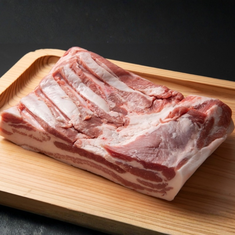 かごしま黒豚バラブロック 内容量：1kg