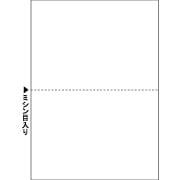 マルチプリンタ帳票 B5 白紙 2面