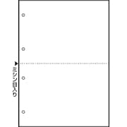 マルチプリンタ帳票 撥水（はっすい）紙 A4 白紙 2面 4穴