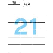エコノミー再生紙ラベル 21面