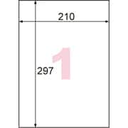 きれいにはがせるエコノミーラベル ノーカット  