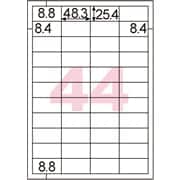 きれいにはがせるエコノミーラベル 44面