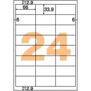 エコノミーラベル 24面 四辺余白
