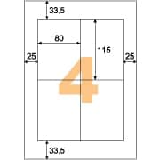エコノミーラベル 4面 PD・SCM用