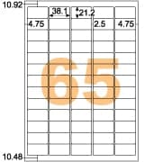 エコノミーラベル 65面