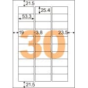 エコノミーラベル 30面 角丸