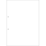 FSC(R)認証 マルチプリンタ帳票 A4 白紙 2穴