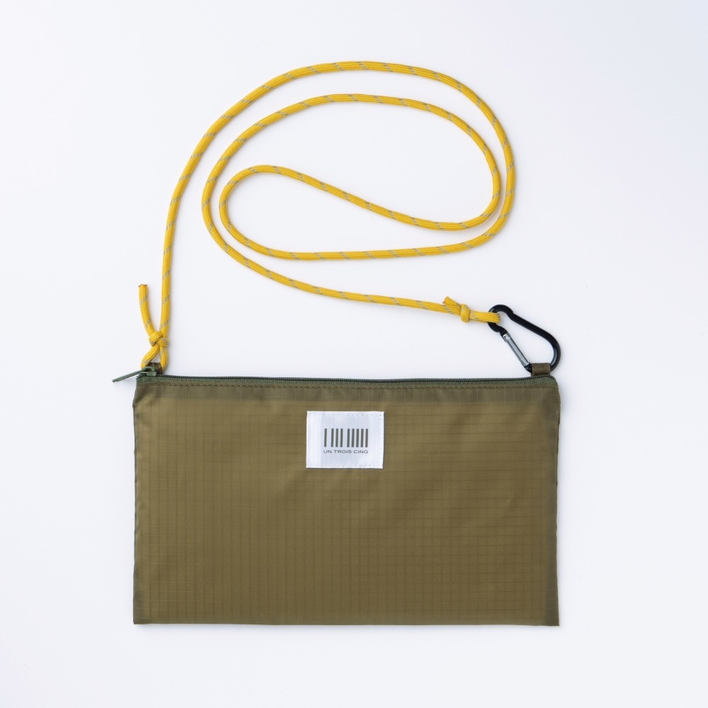 防災サコッシュ カーキ