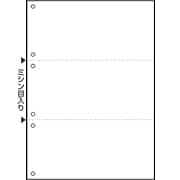 マルチプリンタ帳票 撥水（はっすい）紙 A4 白紙 3面 6穴