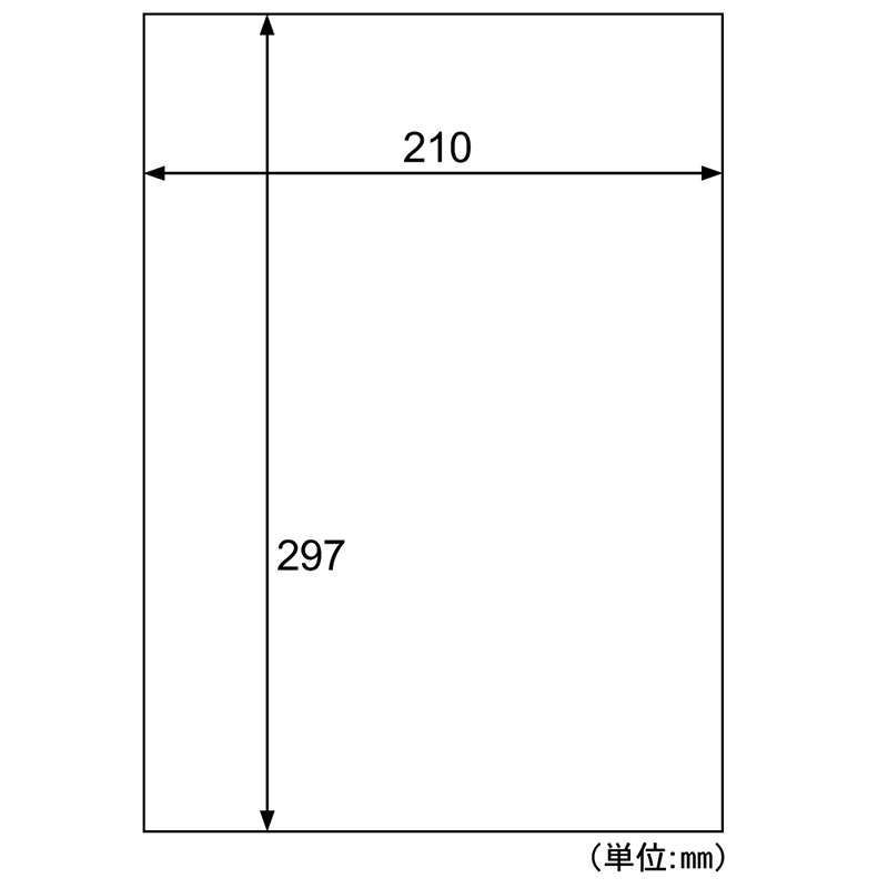 透明ラベル Ａ４ ノーカット