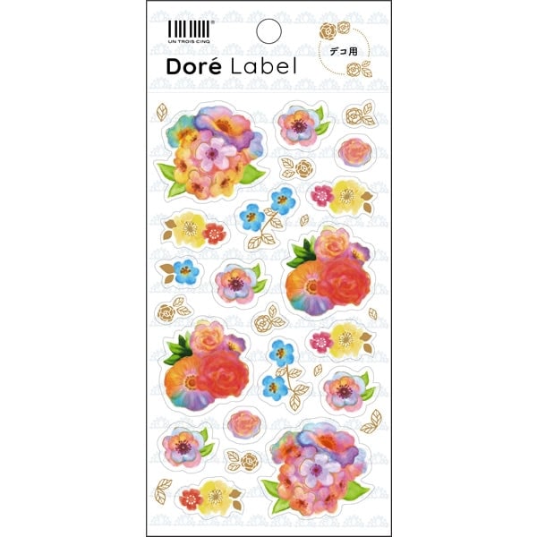 Dore Label 箔 モチーフ ブーケ