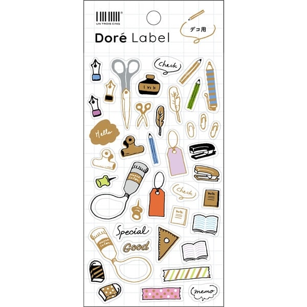 Dore Label 箔 モチーフ ステーショナリー