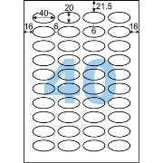 A4タックシール だ円 40面 |ヒサゴオンラインショップ（HISAGO）