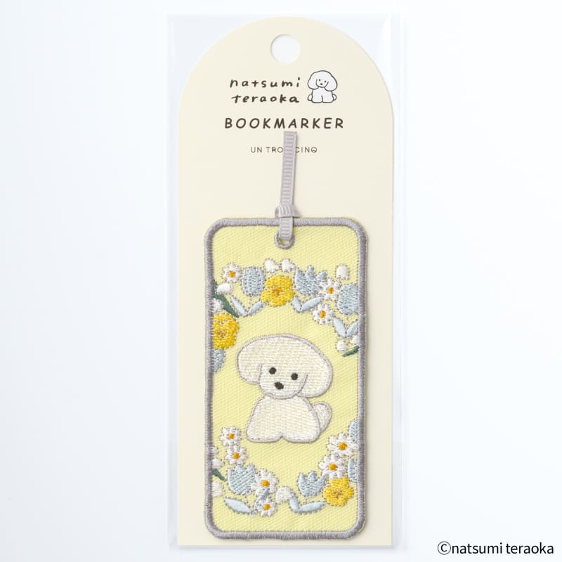 てらおかなつみ 刺繍しおり お花