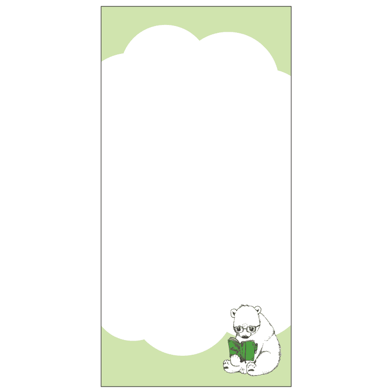 立つふせん 働くシロクマ／フリースペース