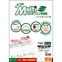FSC(R)認証 マルチプリンタ帳票 B5 白紙 2面 4穴