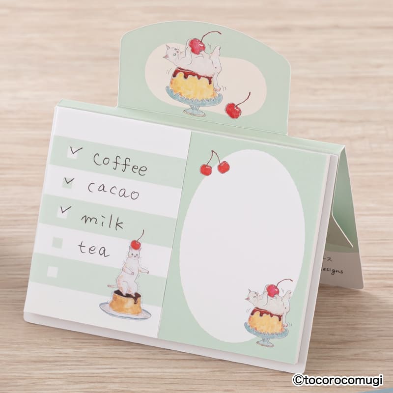 立つふせんBIG ぷるぷるプリンにゃんこ／To Do ＆ フリースペース