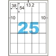 撥水（はっすい）紙ラベル A4 25面
