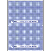 目隠しラベル はがき2面(破って開封タイプ)