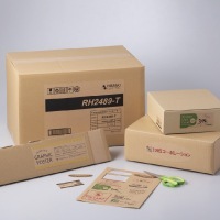 クラフト紙ラベル ダークブラウン ダンボール用 A4 ノーカット