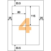 エコノミーラベル 4面 PD・SCM用