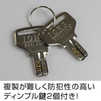 鍵付きセキュリティバッグ A4用 グリーン