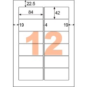 A4タックシール 12面 角丸