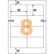 エコノミーラベル 8面 PD・SCM用