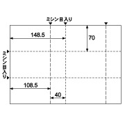 エコノミーチケット 6面/ホワイト