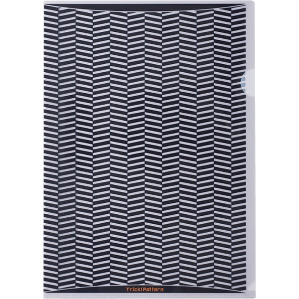 トリック！クリアフォルダ A4 ブラック