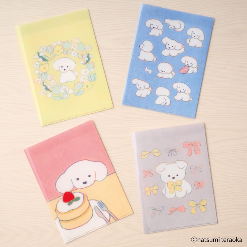 てらおかなつみ A5ダブルポケットクリアファイル パンケーキ