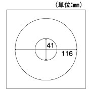 DVD・CD-Rラベル/光沢紙